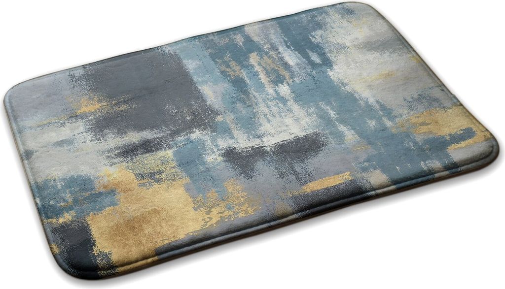 Teppich Wohnzimmer Schlafzimmer Modern - 75 cm x 45 cm - Abstraktes Muster