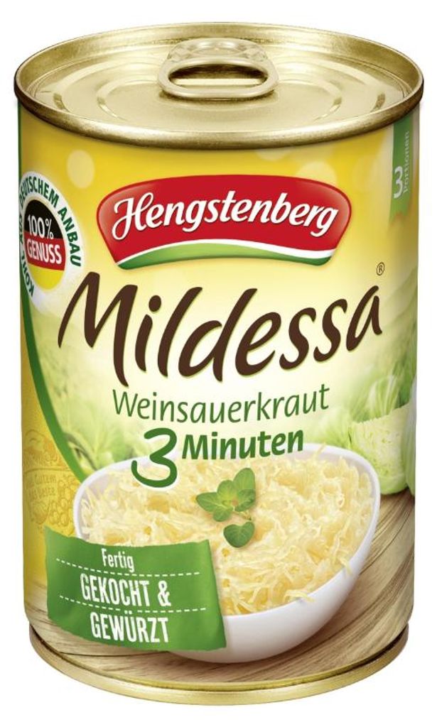 Hengstenberg Mildessa 3 minuty kapusta kiszona w winie Zdjęcie produktu 