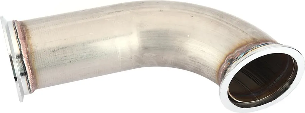 Bande en V 3 Pouces 90 Degrés en Inox Durable avec Tube de Serrage 76mm