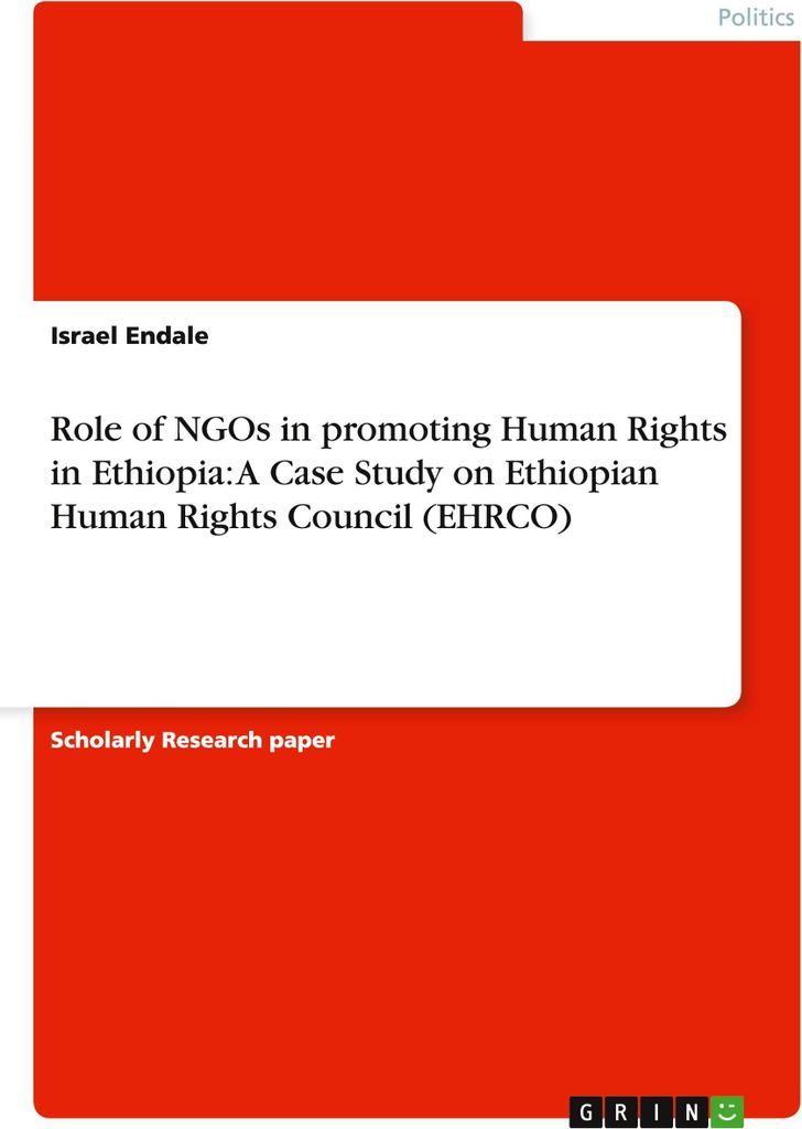 Role of NGOs in promoting Human Rights in Ethiopia: A Case Study on Ethiopian Human Rights Council (EHRCO)