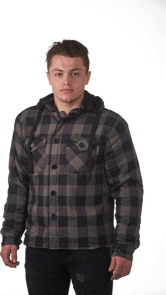 Hoodie Moto Grand Canyon Woodchooper Marron XXL : Sécurité et Style