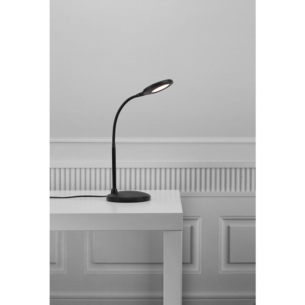 Nordlux LED Tischleuchte Dove Schwarz 5,4W 340lm warmweiß Produktbild 