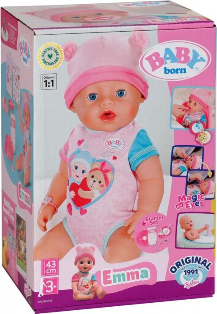 Zapf Creation 836392 - BABY nata Emma 43cm - OOVP Immagine del prodotto 
