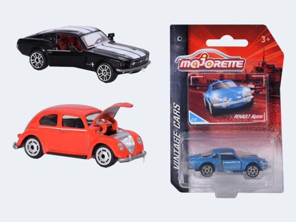 Majorette Vintage Auto Freilauf 6f sort
