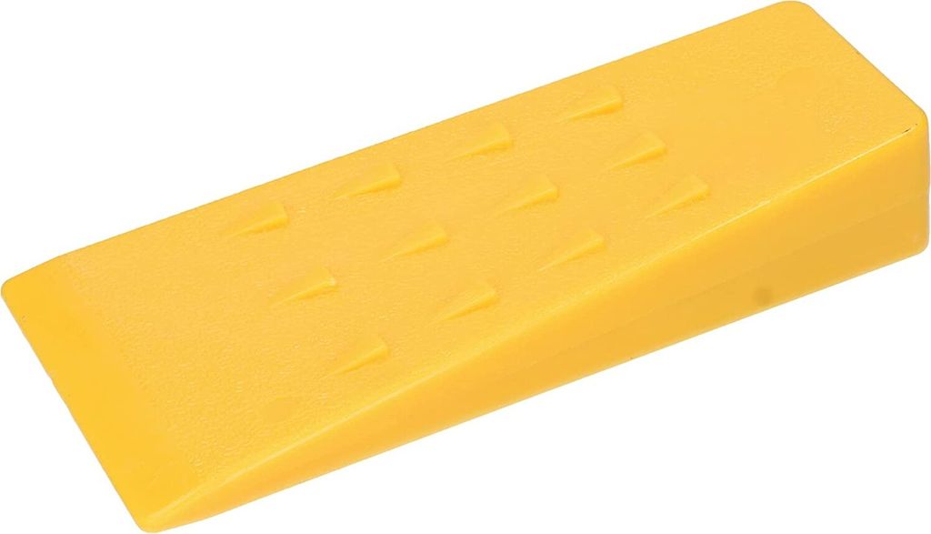 KOTARBAU Kunststoff-Fällkeil 5,5" 15 cm zum Spalten von Holz Schlagfest Gelb
