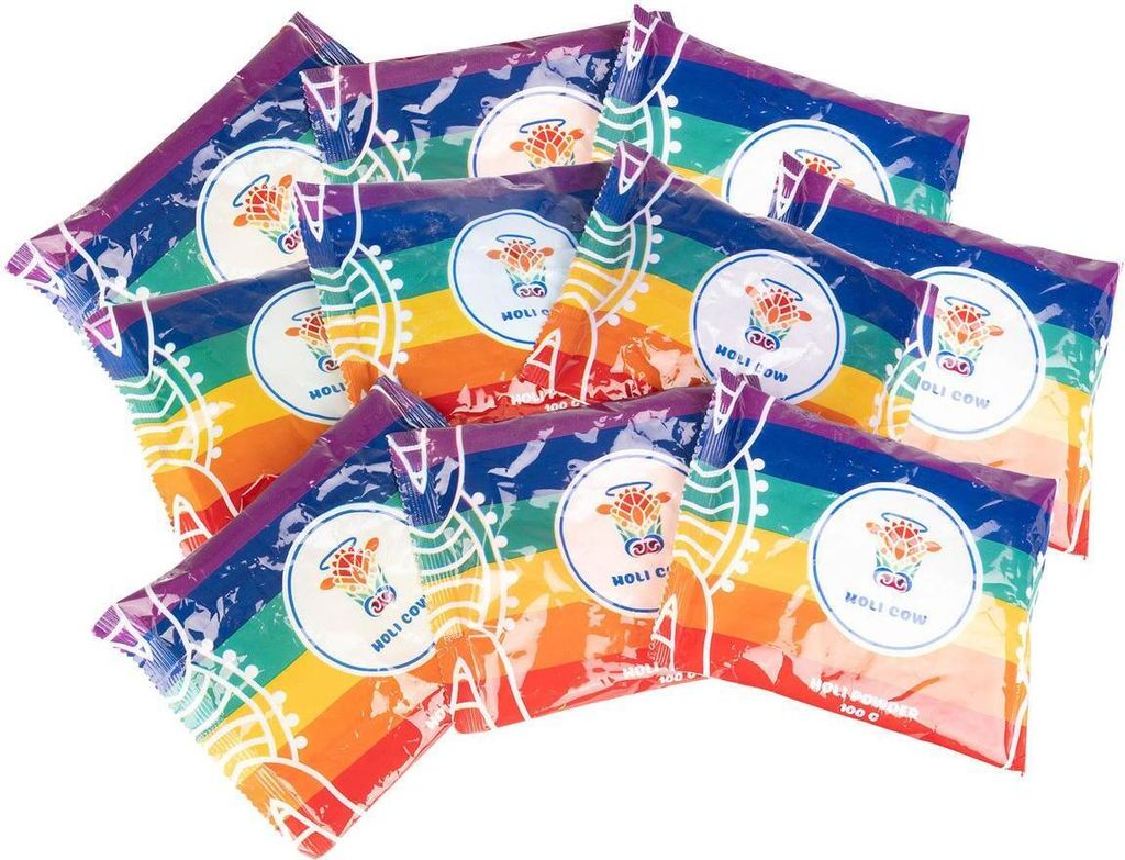 Holi Cow Holi-Farbpulver - Set 10x100g Produktbild 