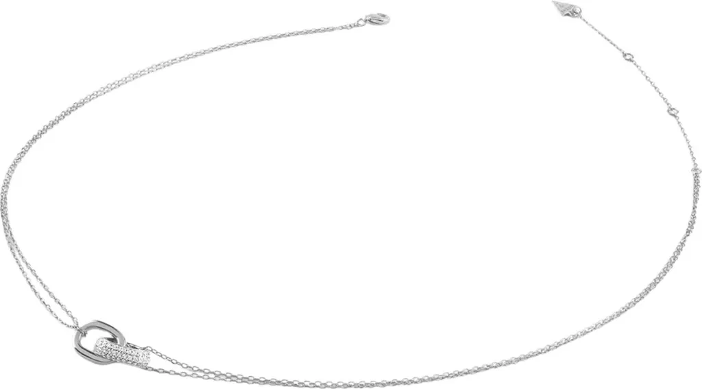 Guess Nuances Necklace Silver - Collana Donna Moderna Design Minimal 2026