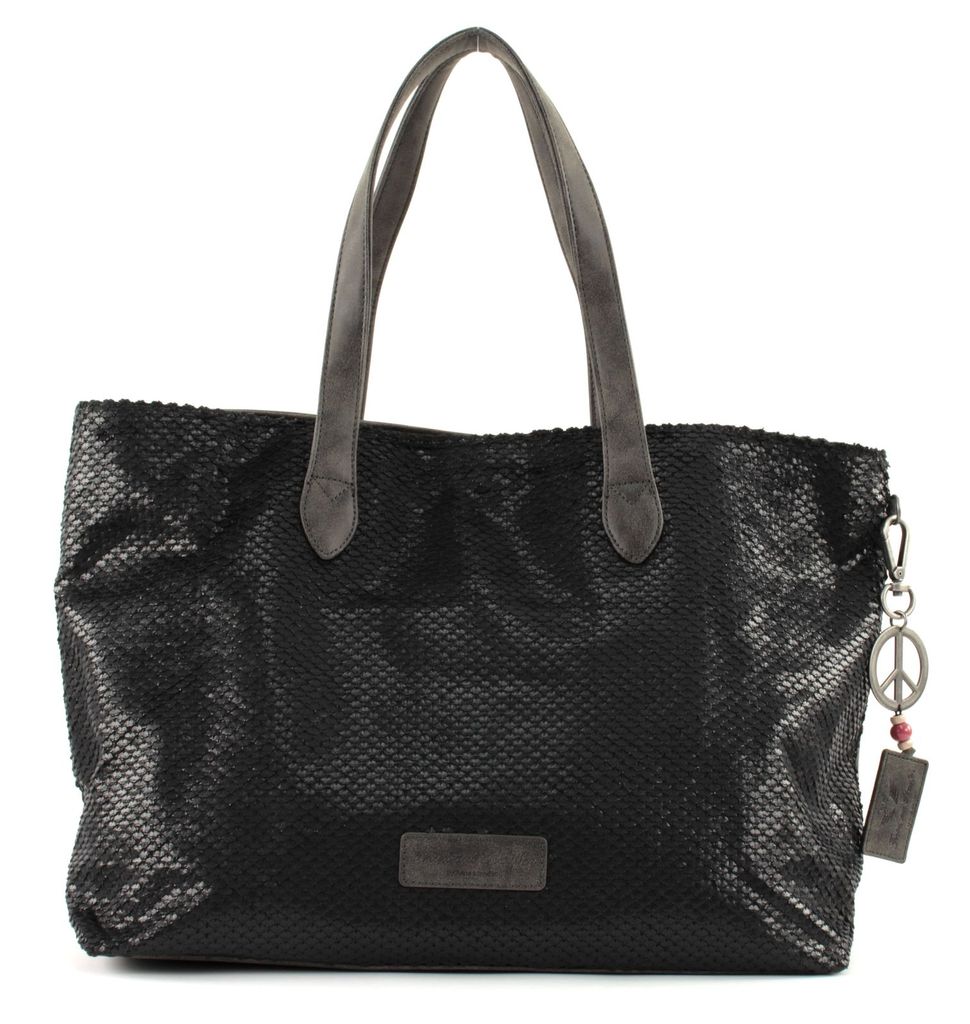 Fritzi aus Preußen Andrina Scaly Black Handtasche Shopper