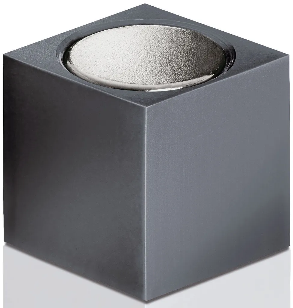 Sigel GL724 Aimant SuperDym C5 Cube gris cuivre or 11mm, lot de 3 pièces
