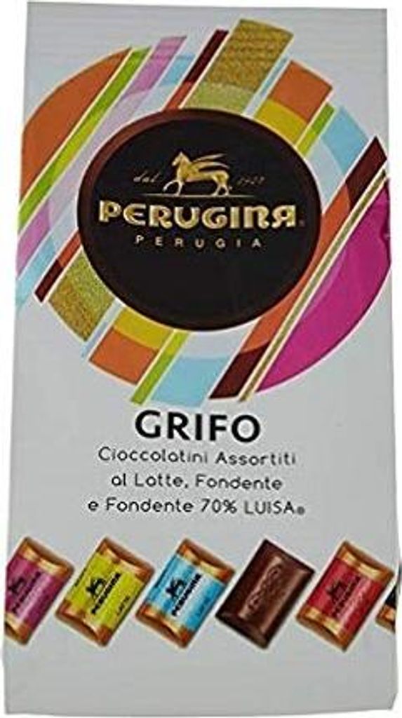 Perugina Grifo Milch & Dunkle 51%, dunkle 70% Italian Schokolade Kakao 200g