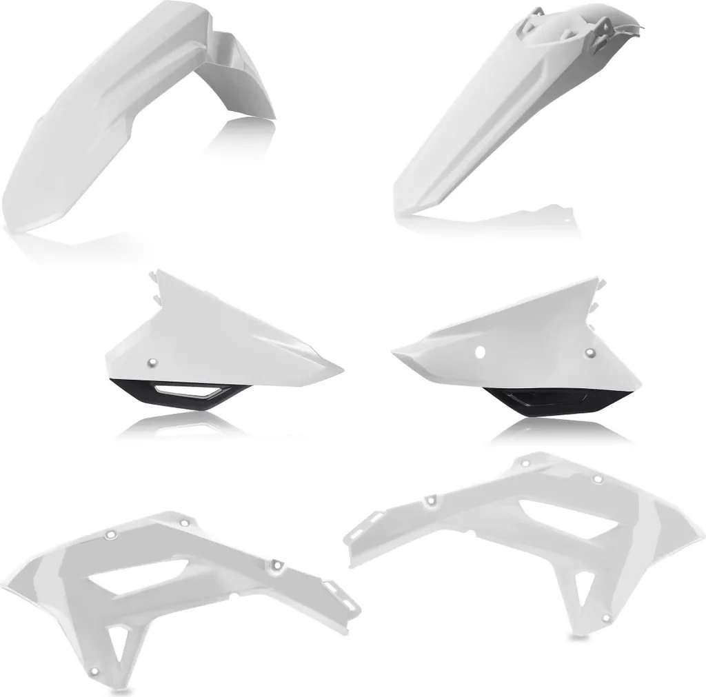 Plastiques moto Kit carénage complet ACERBIS pour HONDA CRF RX blanc noir