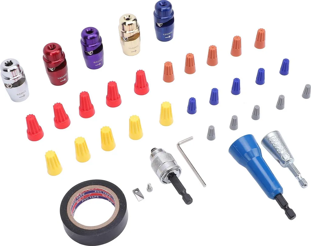 Dénudeur de Câble pour Perceuse : Kit Complet 37pcs pour Câblage Rapide - 2