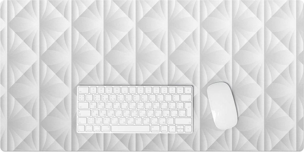 Geometrisches 3D-Muster – Schreibtischunterlage – Rutschfeste Tischunterlage – Schreibtischmatte für Büro & Zuhause – Schreibunterlage ...