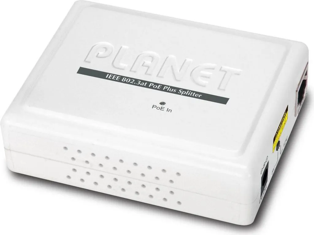 PLANET POE-161S Splitter PoE+ Gigabit 802.3at pour réseau IP