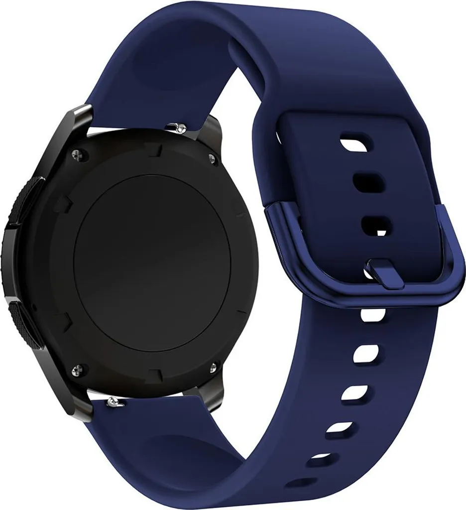 Cinturino Sportivo 20mm Blu Scuro TYS: Resistenza Sudore per Smartwatch