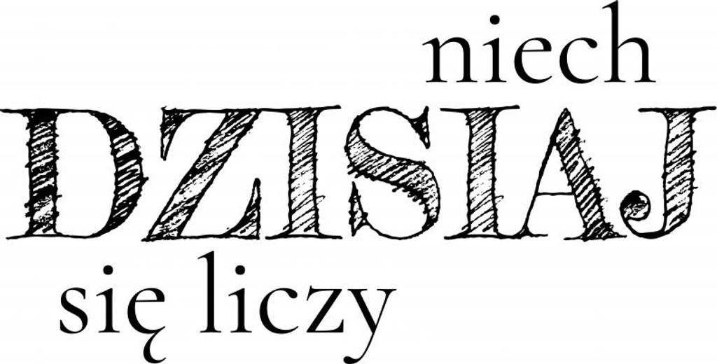 Plakat 70x100cm mit Schriftzügen Moderner Zitat Lass heute zählen