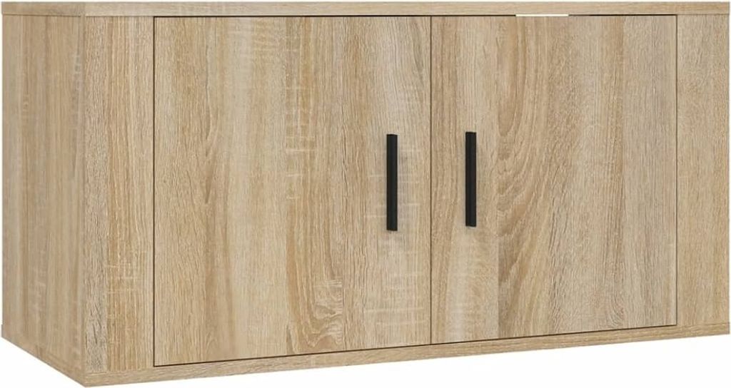 vidaXL Armoire TV murale chêne Sonoma 80x34,5x40 cm Image du produit 