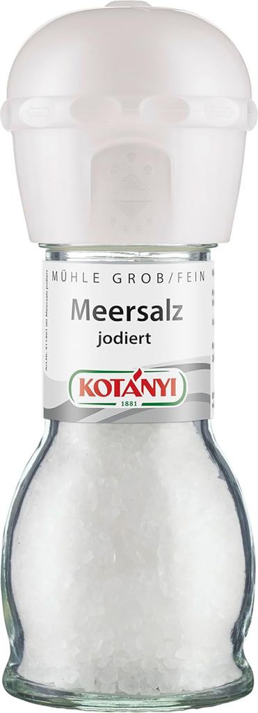 KOTÁNYI 902365 KOTÁNYI Meersalzmühle Jodsalz, 92,0 g Immagine del prodotto 