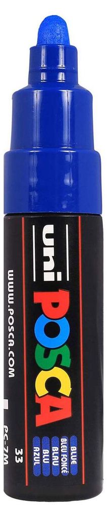 POSCA PC7M BF POSCA Pigmentmarker PC-7M, dunkelblau Image du produit 