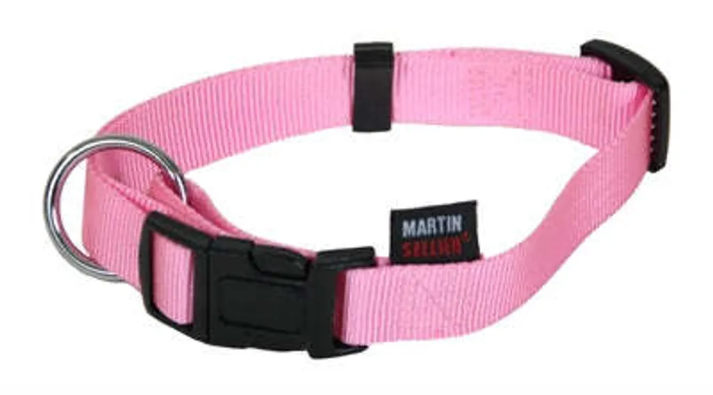 Collier Rose Martin Basic Nylon - Accessoire Robuste et Confortable Chien
