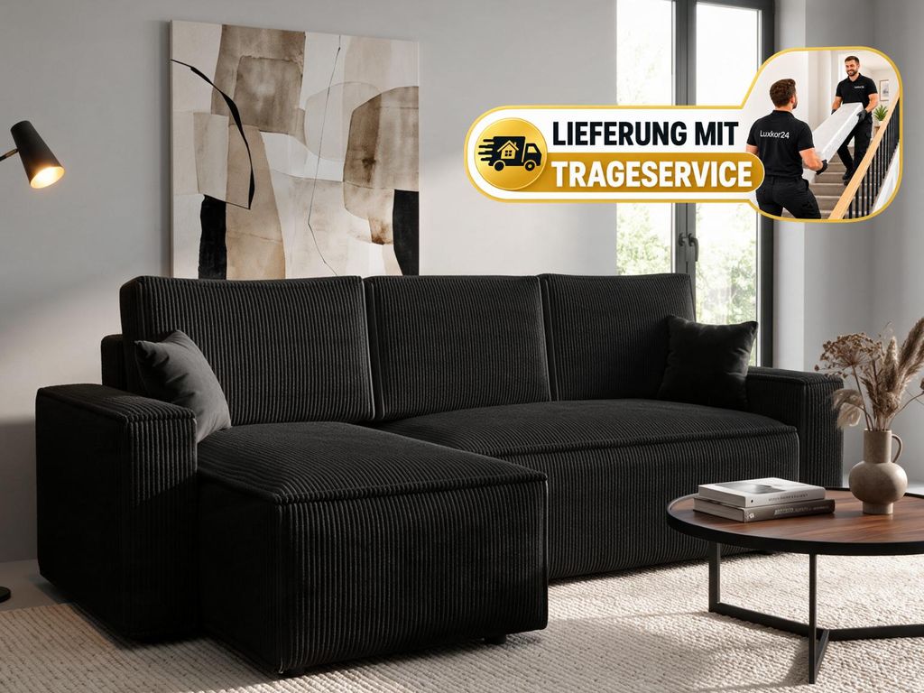 Ecksofa, Ecksofa mit Schlaffunktion, Eckcouch mit Produktbild 