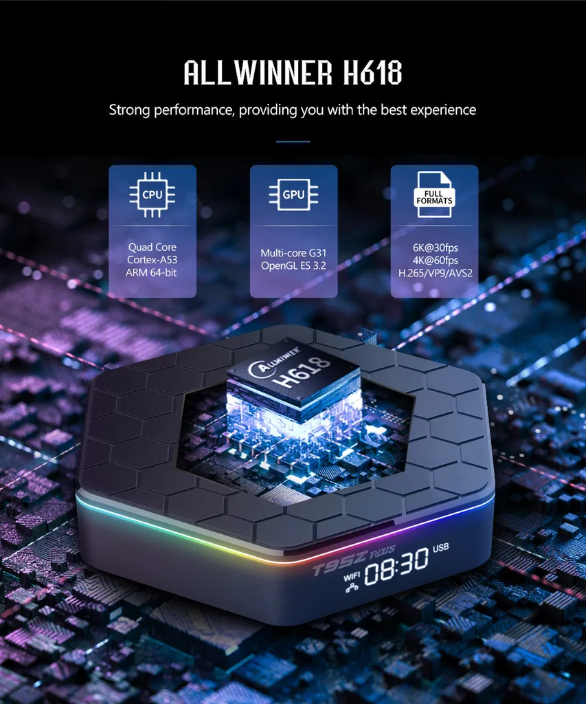 Lecteur Multimédia 4K Android 12 ZELURXX pour Streaming Rapide - 5