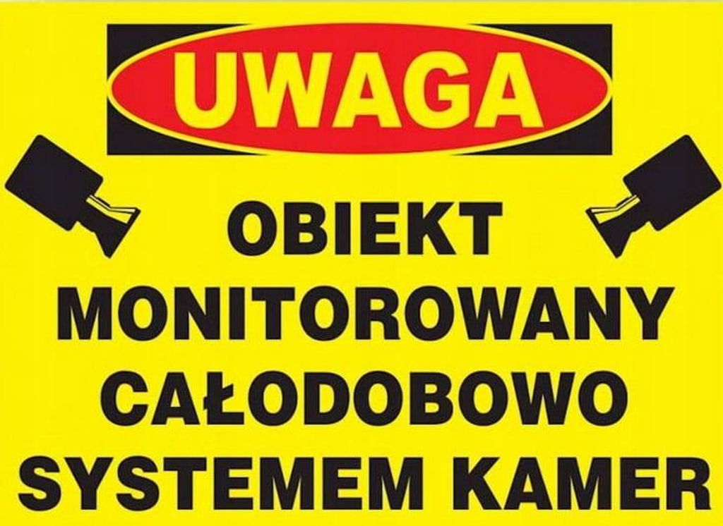 ZI-12 ZNAK TABLICA Obiekt monitorowany całodobowo Zdjęcie produktu 