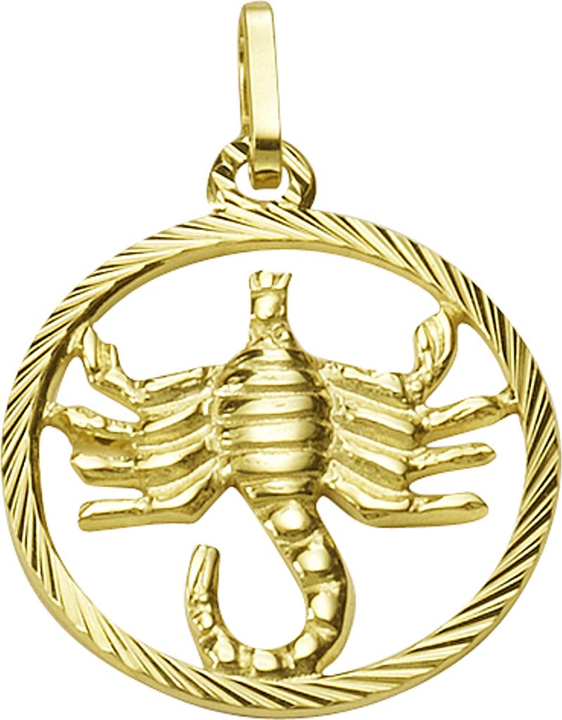 F Anhänger 333/- Gold 2,1cm gelb 371340715SK