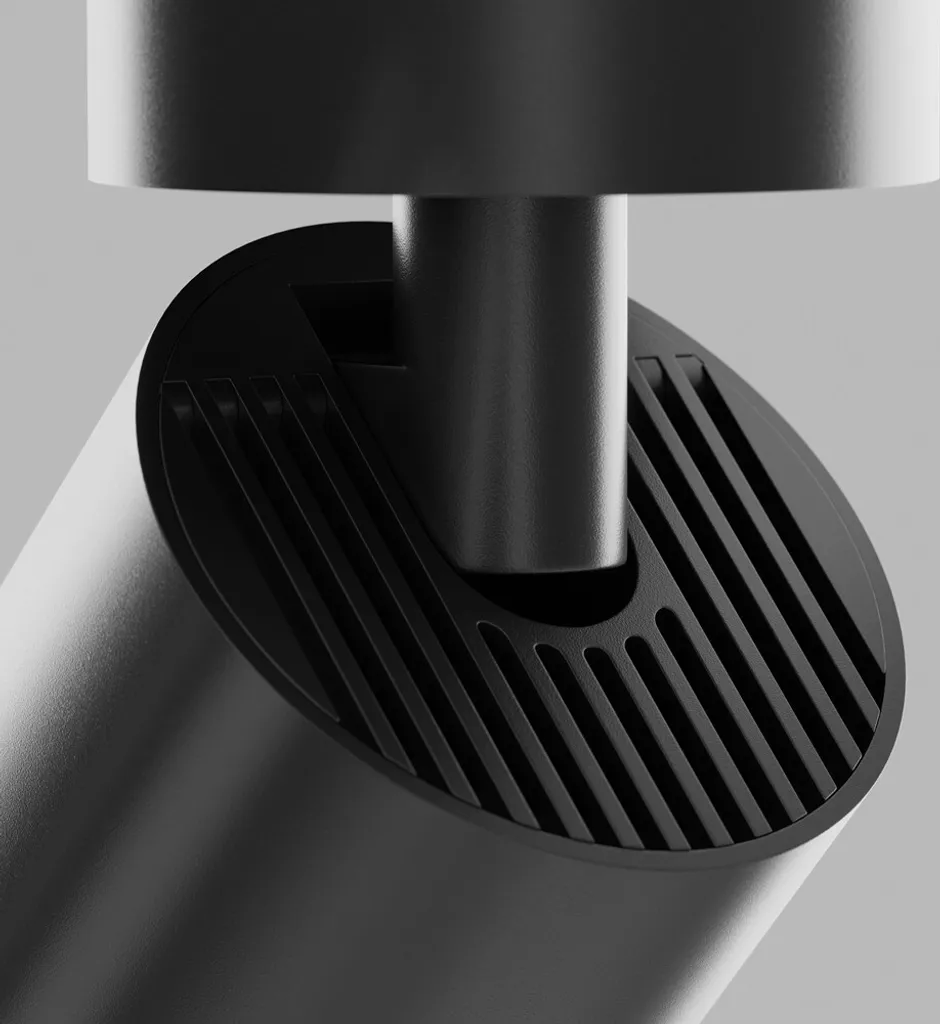 Plafonnier FOCUS S Maytoni noir : solution éclairage dimmable sans reflet