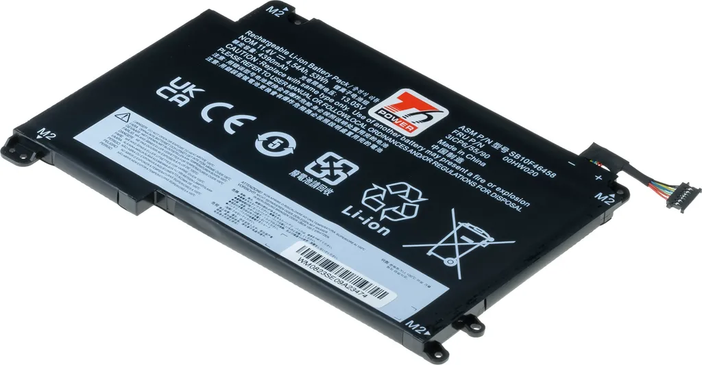 Ricambio Batteria ThinkPad Yoga 460 Lenovo - T6 Power 11.4V 4540mAh