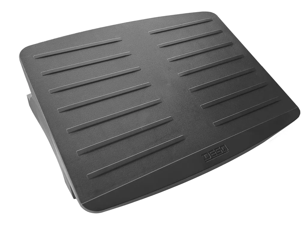 Repose-pieds ergonomique DESQ pour soulager le dos au bureau - Noir