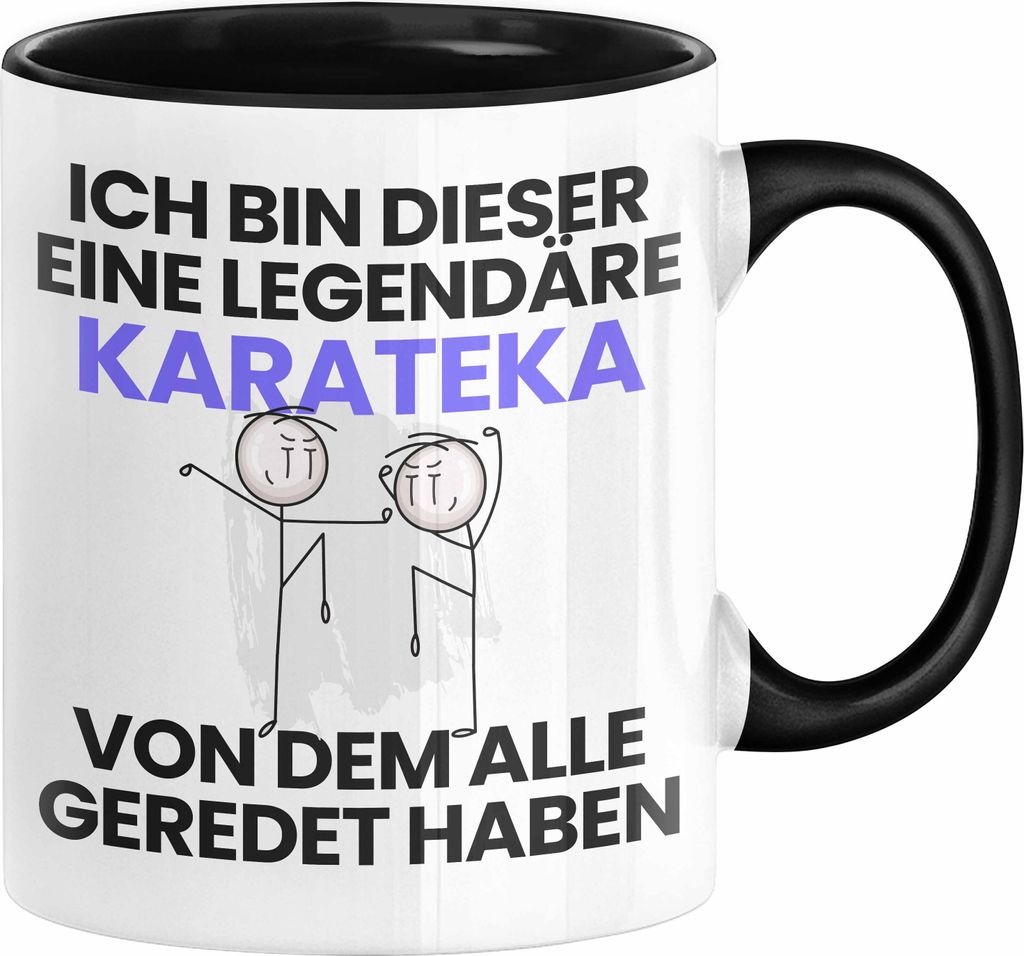 Karateka Geschenk Tasse Lustige Geschenkidee Geburtstag für Karateka Ich Bin Dieser Legendäre Karateka Von Dem Alle Geredet Haben Kaffee-Becher (...