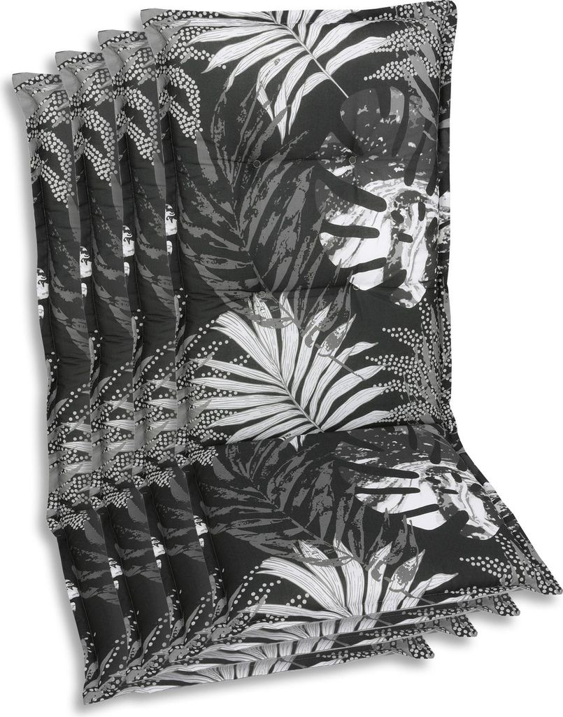 GO-DE Textil, Sesselauflage Hochlehner, 4er-Set, Farbe: Produktbild 