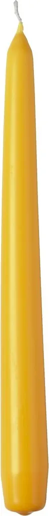 Bougies Premium Jaune Maïs 25cm : Finies les Coulures sur vos Nappes