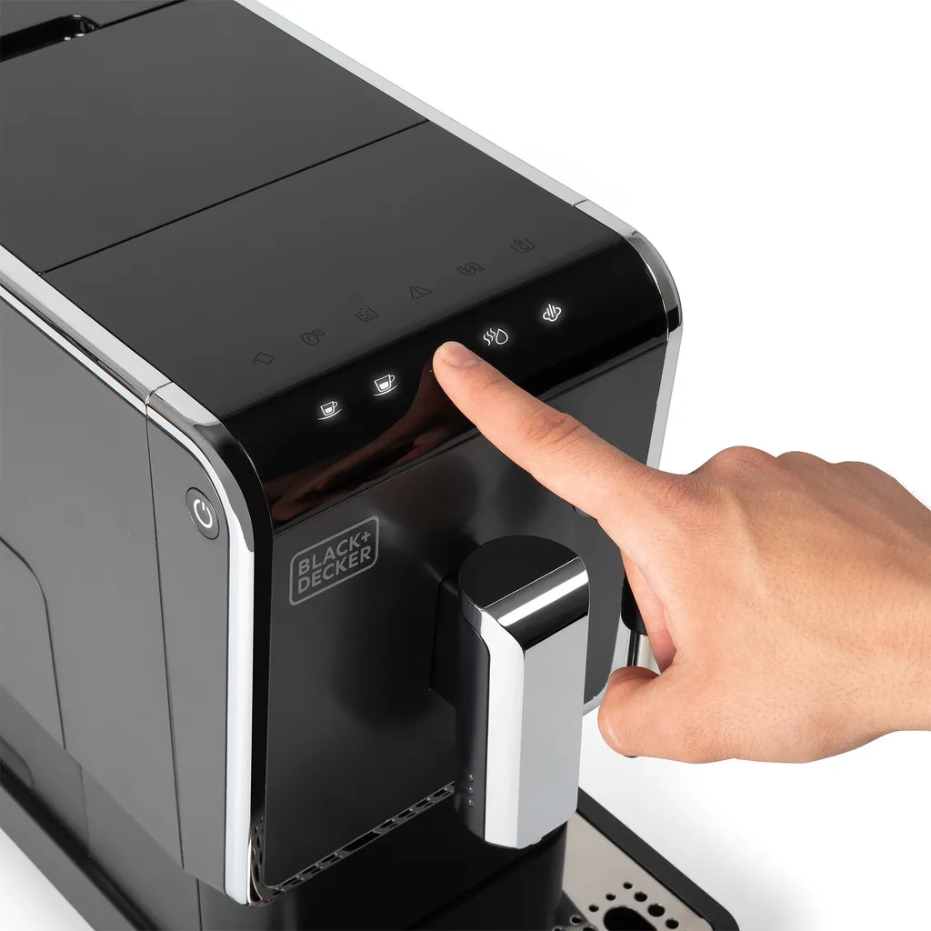 Machine à café expresso Black+decker BXCO1200E gris pour un petit déj - 5
