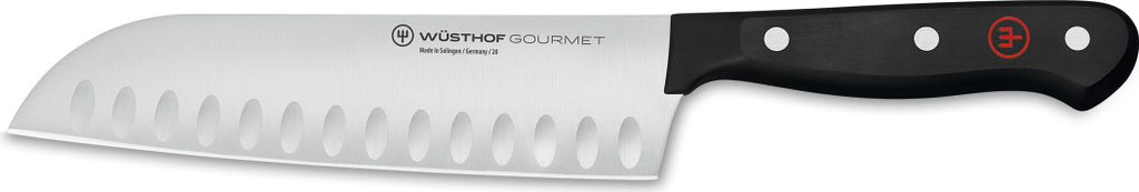 Wüsthof Santoku mit Kullenschliff / Santoku Hollow Edge Gourmet 17 cm 1035046017 – EAN 4002293105925 – Art.-Nr. 2023062882