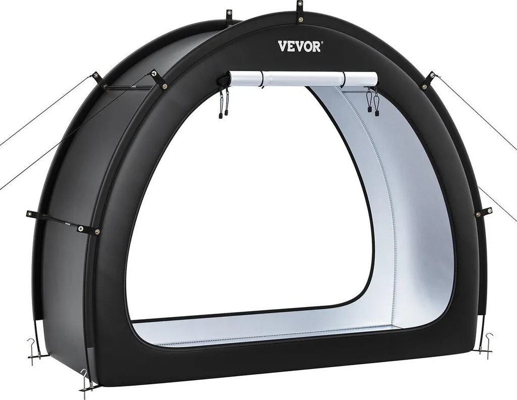 Housse de protection vélo extérieure rigide en forme d'éventail 2m - 9