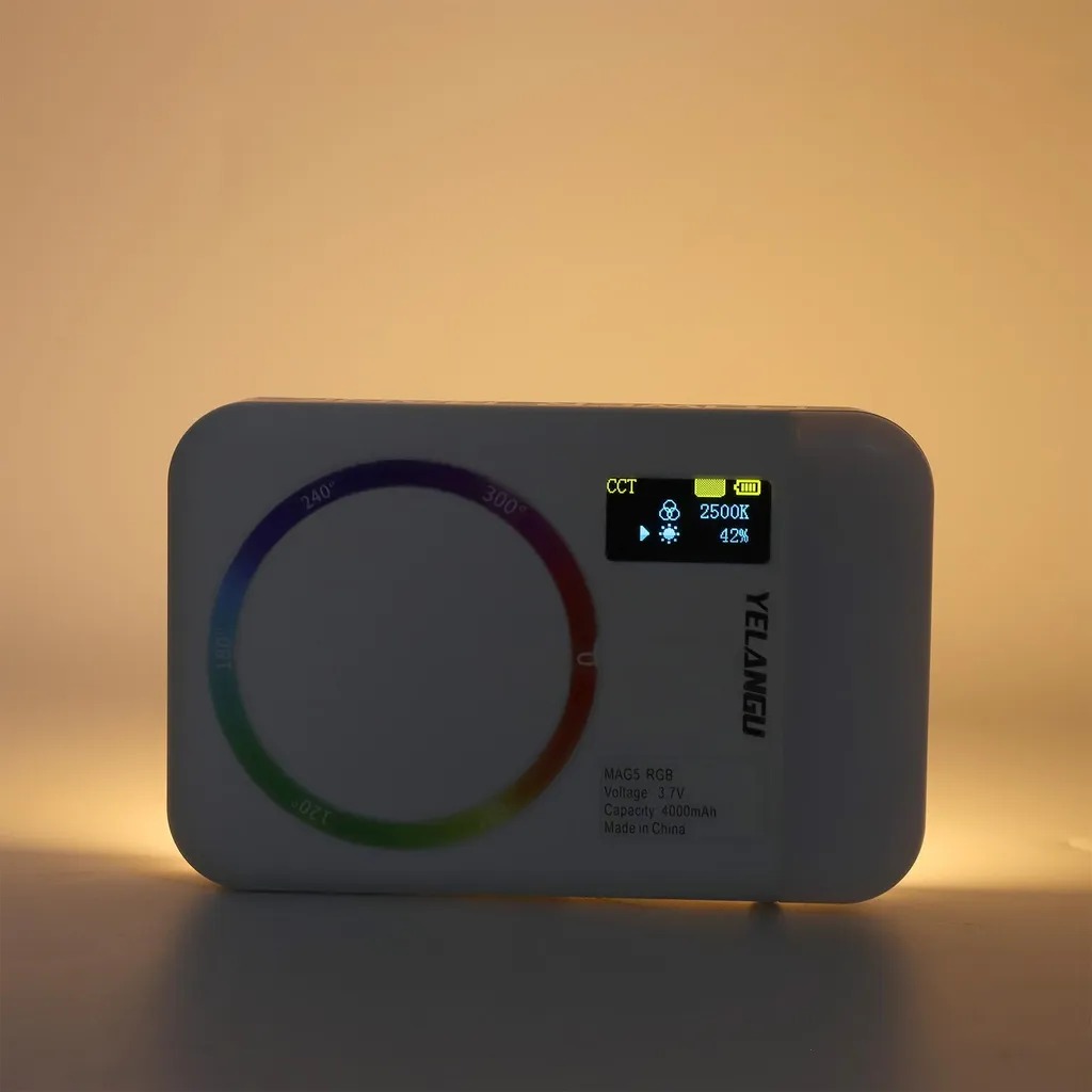 Panneau de Caméra LED RVB Portable avec 26 Effets Spéciaux Créatifs