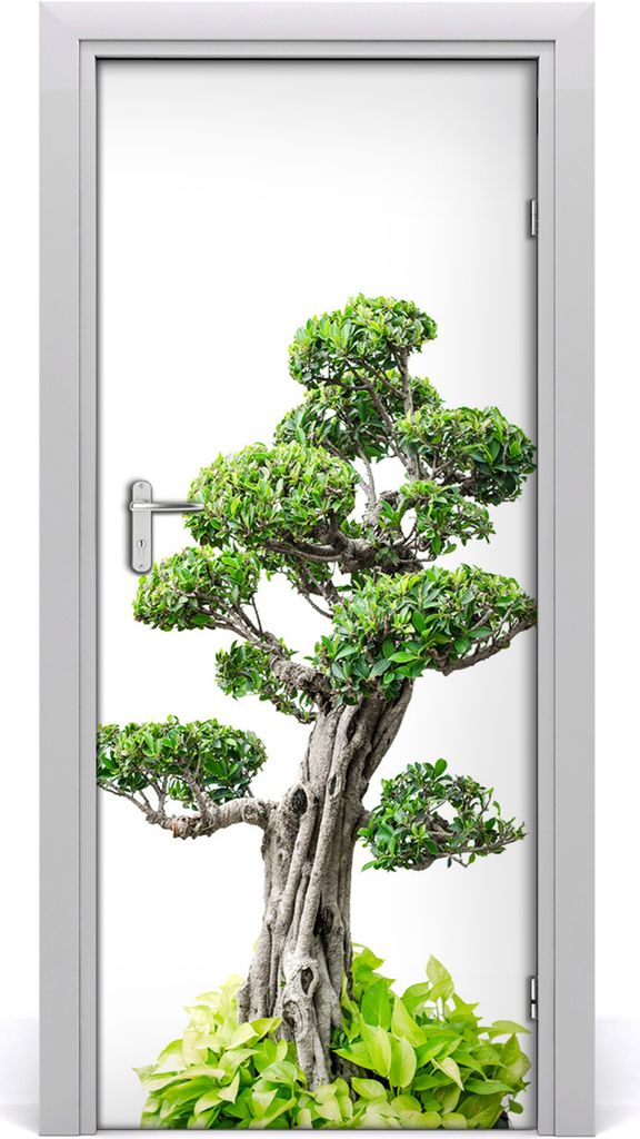 Tulup Türaufkleber 85x205 cm Dekorative Aufkleber Selbstklebend Wasserdichte Tapete Abnehmbar Schlafzimmer Wohnzimmer Wohnkultur - Bonsai Baum