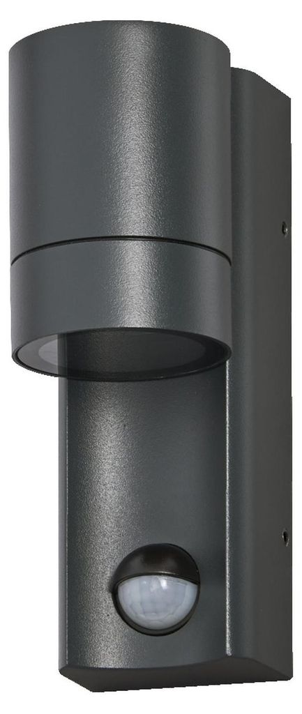 Außenlampe mit Bewegungsmelder GU10 17 cm hoch Modern Gartenbeleuchtung