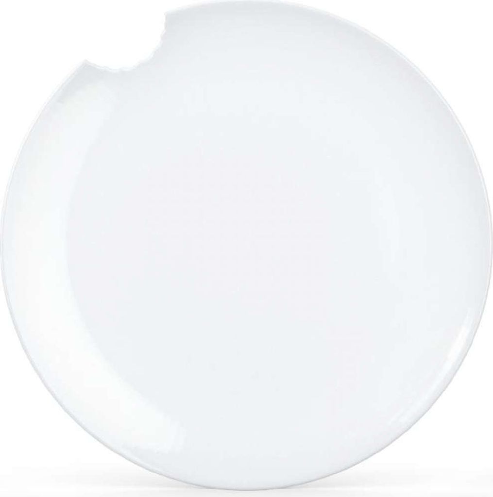 Fiftyeight Speiseteller mit Biss 2er Set 28 cm weiß Produktbild 