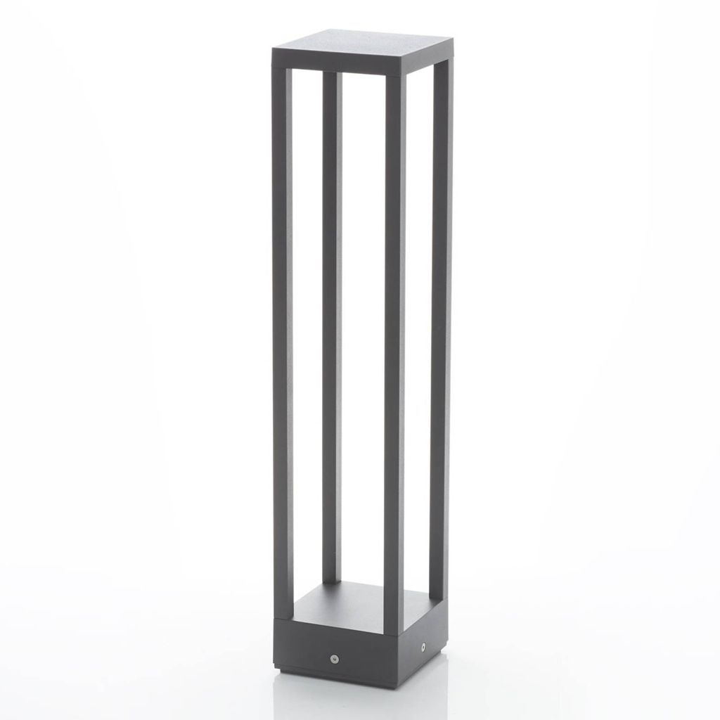 Lucande LED-Wegelampe Carlota, anthrazit, 65 cm, Metall