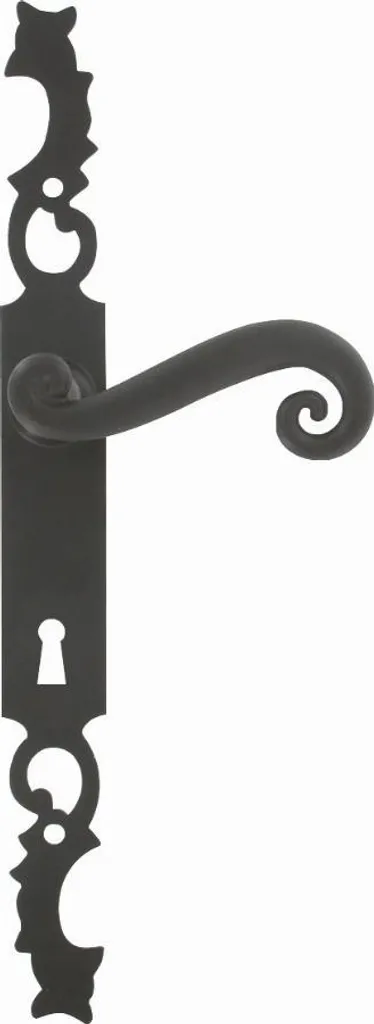 Équipement de porte ancienne Aquitaine 41 BOUVET fer noir pour rénovation