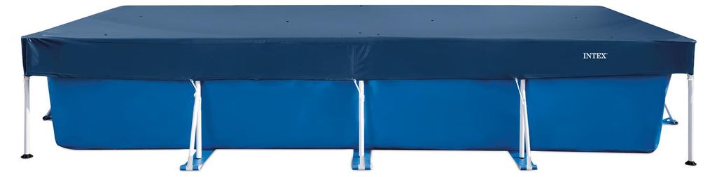 INTEX 28080 Abdeckplane Deluxe rechteckig 460x226cm Pool Produktbild 