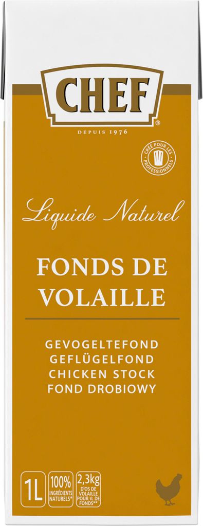 CHEF Geflügelfond Signature perfekt für Suppen und Saucen 1000ml