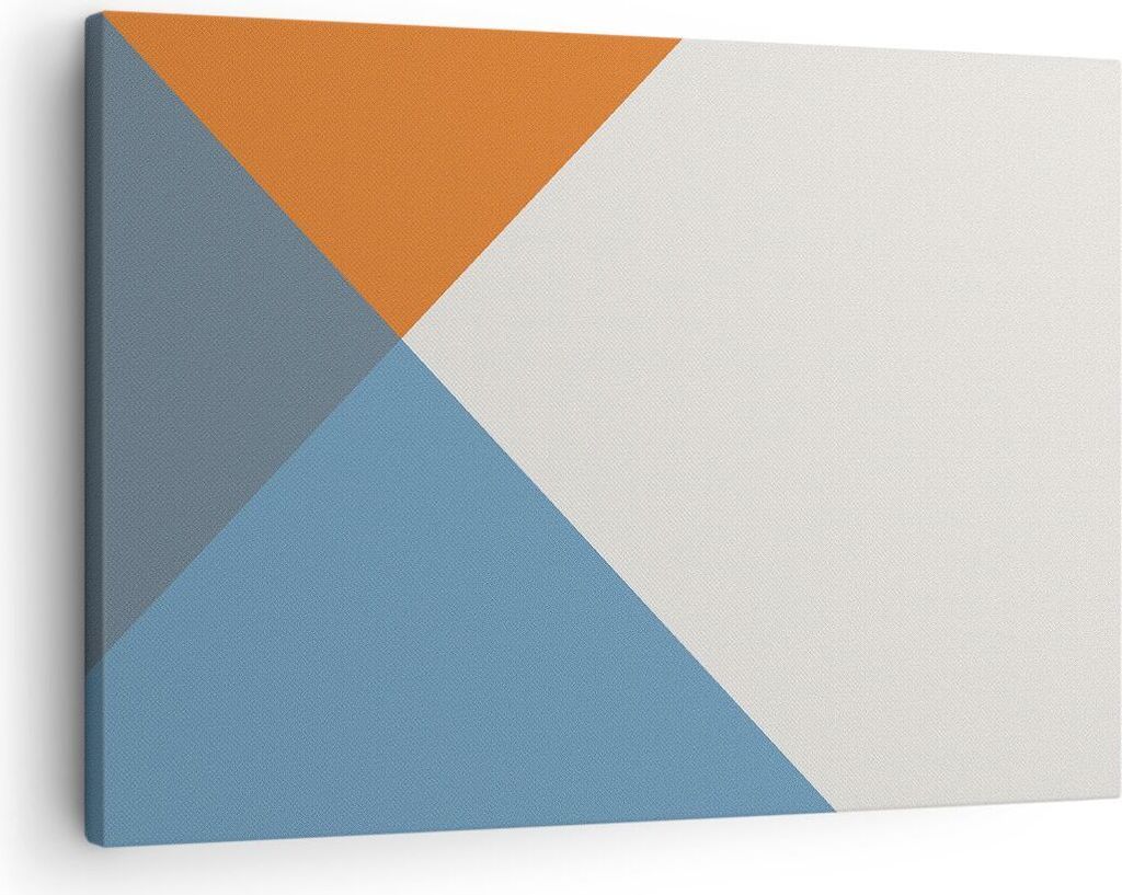Bild auf Leinwand - Leinwandbild - Einteilig - Vier die Farben Abstraktion - 70x50cm - Wand Bild - Wanddeko - Wandbilder - Leinwanddruck - Bilder -...