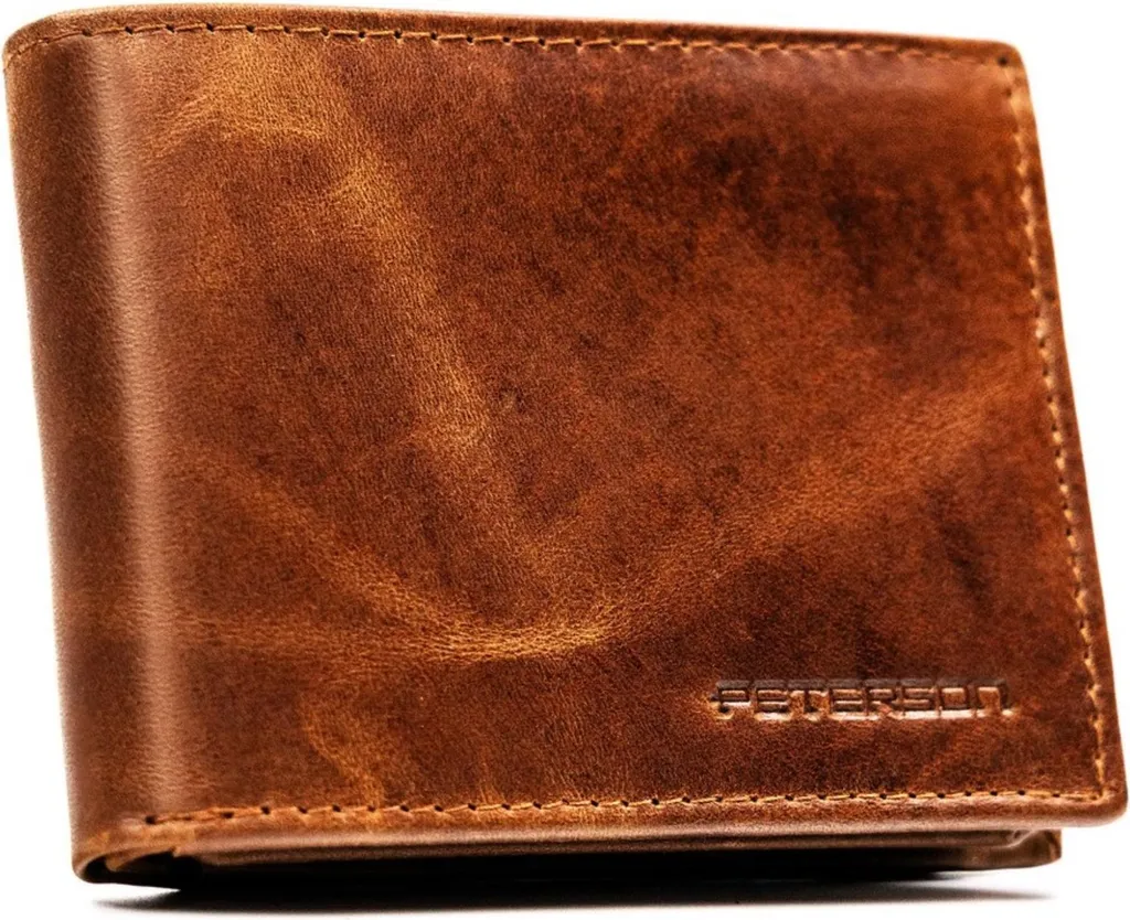 Portefeuille Peterson Rovicky 309480 Cuir Noir avec Blocage RFID Vol
