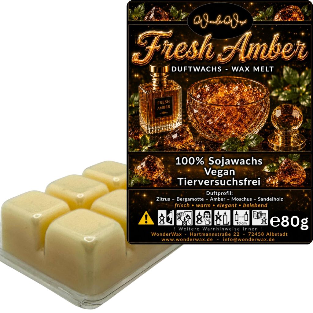 WonderWax Duftwachs Wax Melts für Duftlampe, 6 Würfel Duftmelt Wachsmelt Sojawachs Duftwachs Würfel für Raumdüfte, Wachs Duftöl Winter Indoor...