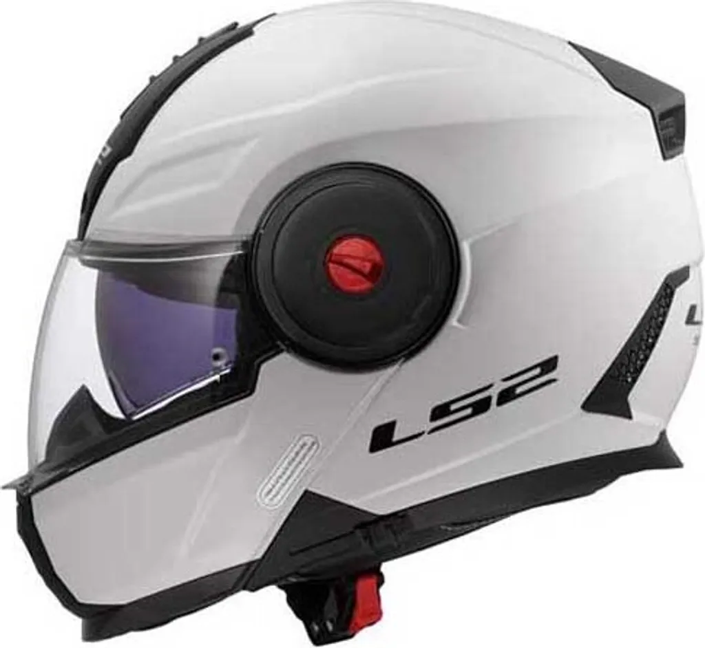 Casque de moto modulable LS2 FF902 SCOPE 2 Blanc XS pour Scooter et Route