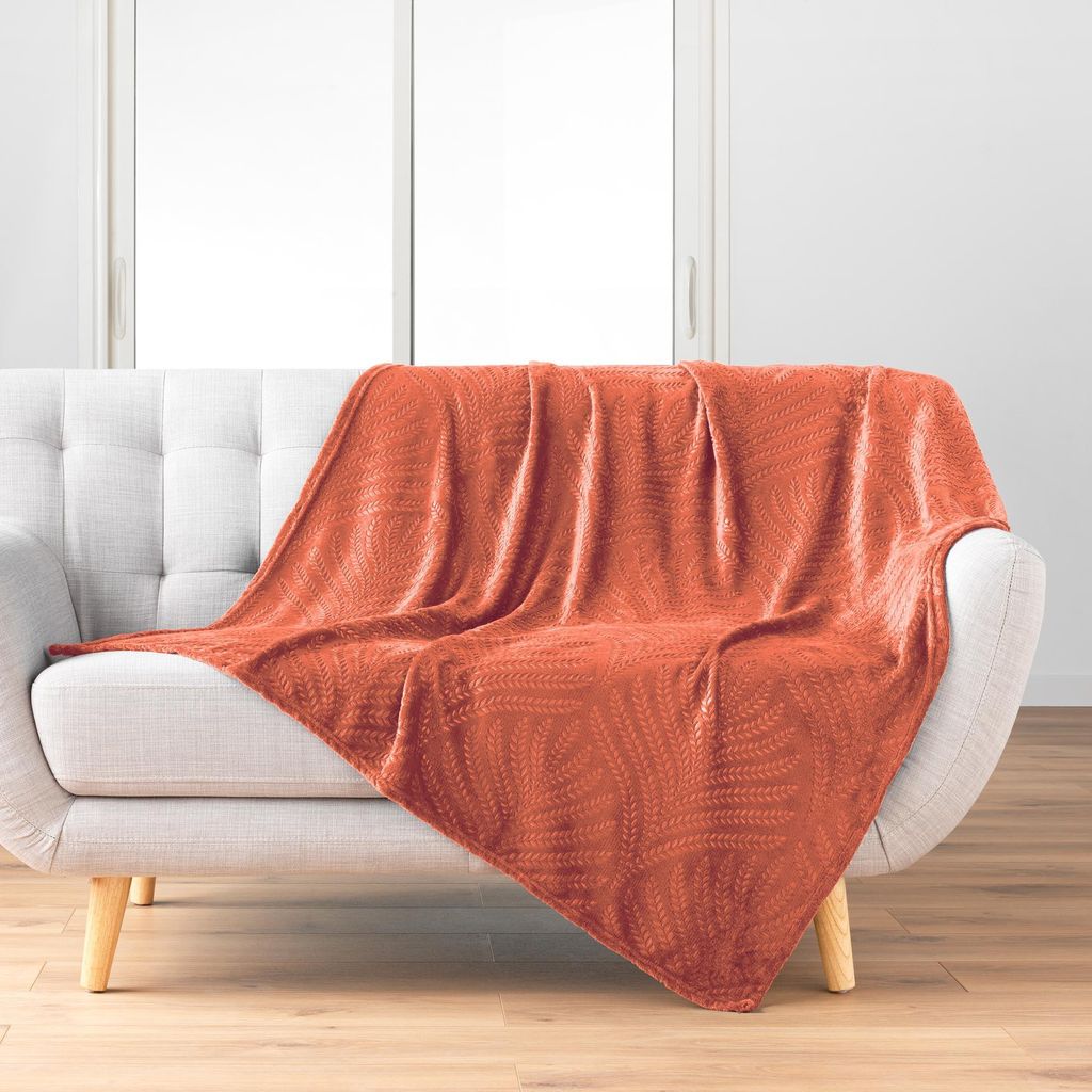 Überwurf aus Flanell für das Sofa, NELIA, 125 x 150 cm
